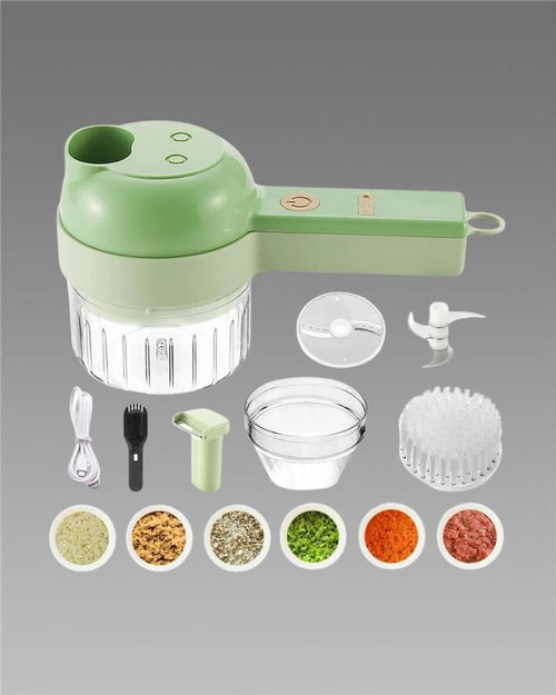 Electric Vegetable Spiralizer & Food Slicer – Multi-Blade Vegetable Cutter