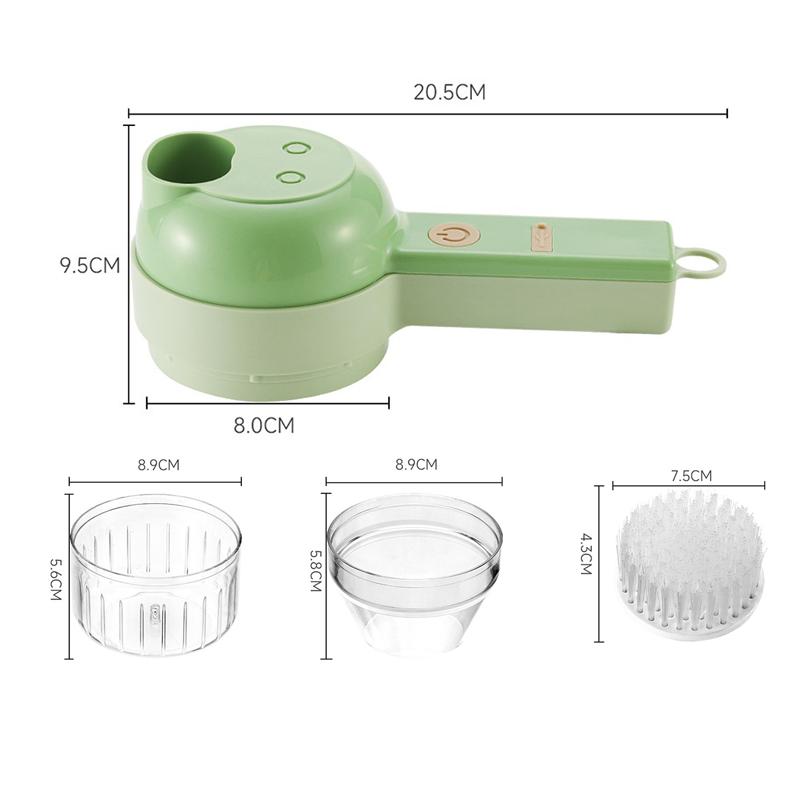 Electric Vegetable Spiralizer & Food Slicer – Multi-Blade Vegetable Cutter