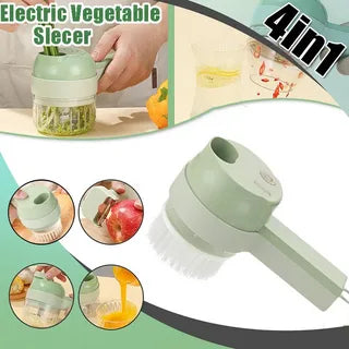 Electric Vegetable Spiralizer & Food Slicer – Multi-Blade Vegetable Cutter